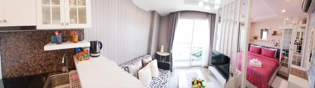 Sweet Seaview Flr6 With Toproop Pool Flr7 At The Blux Bangsaen Exterior photo